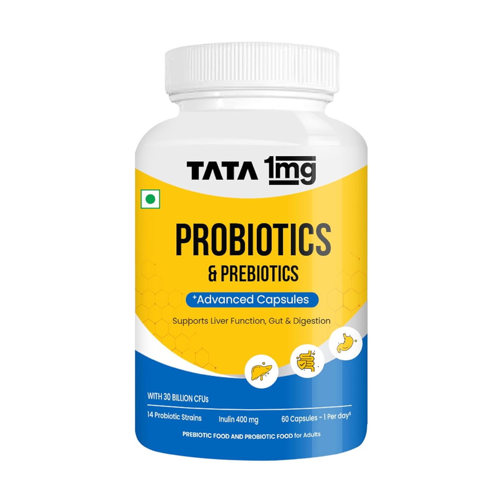 Picture of PROBIOTICS & PREBIOTIC MAXCURE NUTRAVEDICS LTD 1MG ‎6 x 6 x 9.5 cm; 70 g