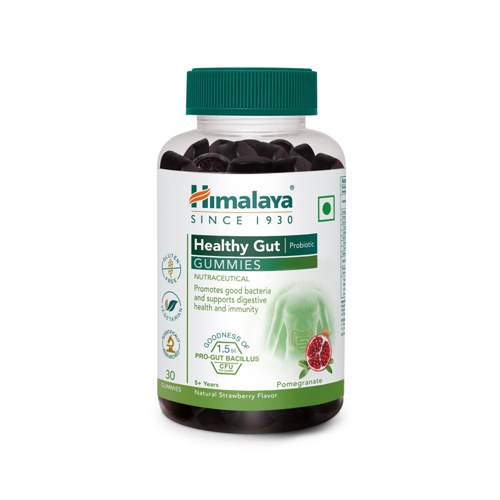 Picture of HEALTHY GUT PROBIOTIC GUMMIES HIMALAYA WELLNESS COMPANY HIMALAYA 6.3 x 6.3 x 11.1 cm; 130 g