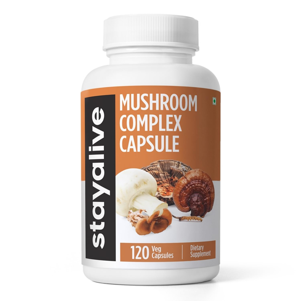 Picture of MUSHROOM COMPLEX CAPSULES STAY ALIVE, STAY ALIVE STAY ALIVE 5.99 x 5.99 x 11 cm; 109 g