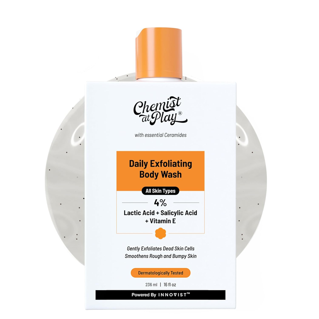 Picture of DAILY EXFOLIATING BODY WASH ONESTO LABS PRIVATE LIMITED CHEMIST AT PLAY ‎7.5 x 3 x 18 cm; 236 g