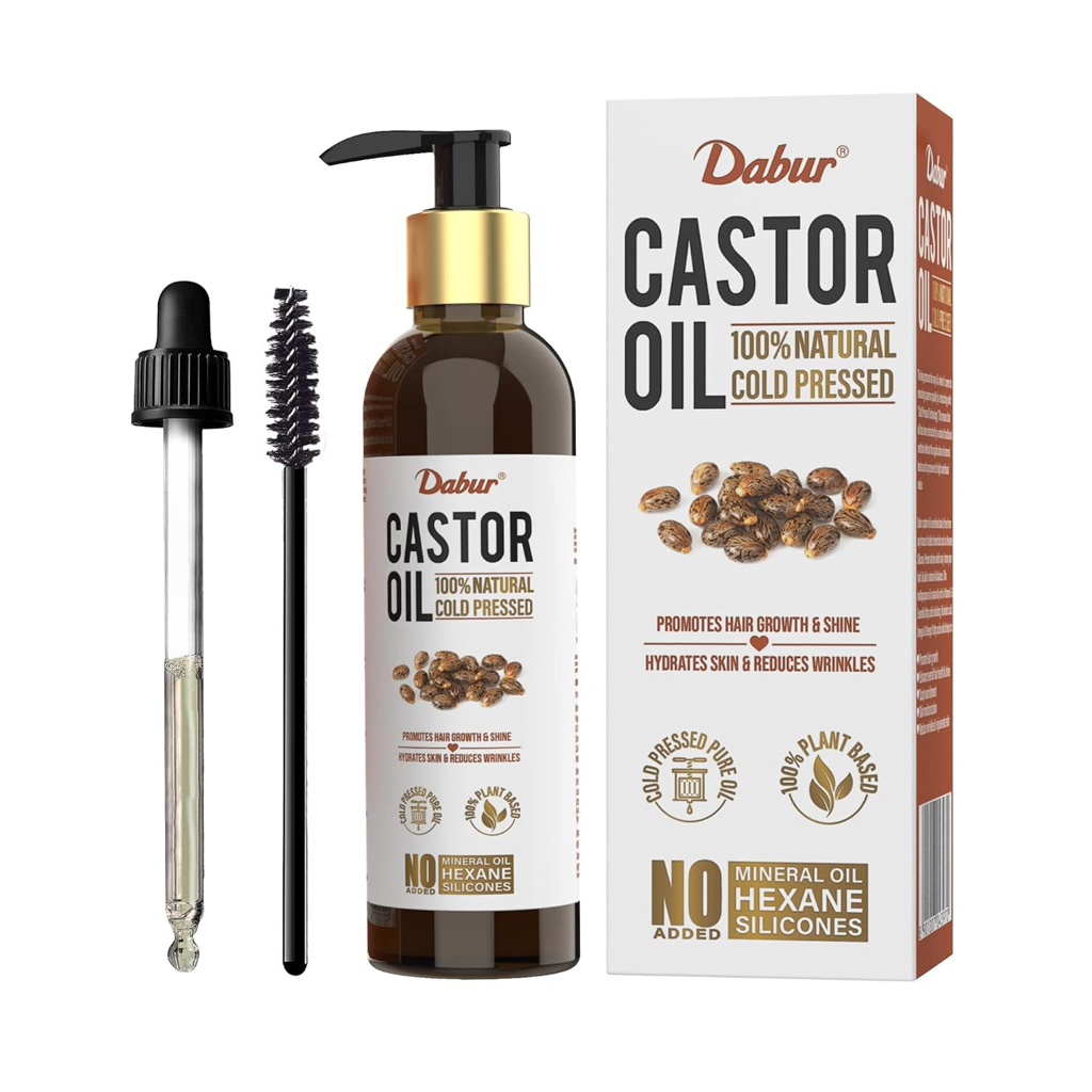 Picture of CASTOR OIL DABUR INDIA LTD DABUR 5.5 x 4.6 x 18 cm; 200 g