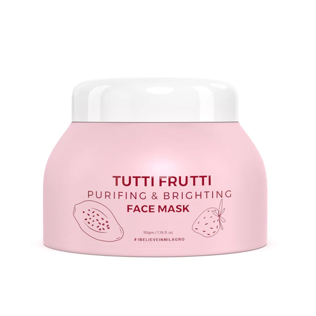 Picture of TUTTI FRUTTI PURIFYING & BRIGHTENING FACE MASK MILAGRO BEAUTY PVT. LTD MILAGRO BEAUTY ‎8 x 8 x 15 cm; 50 g