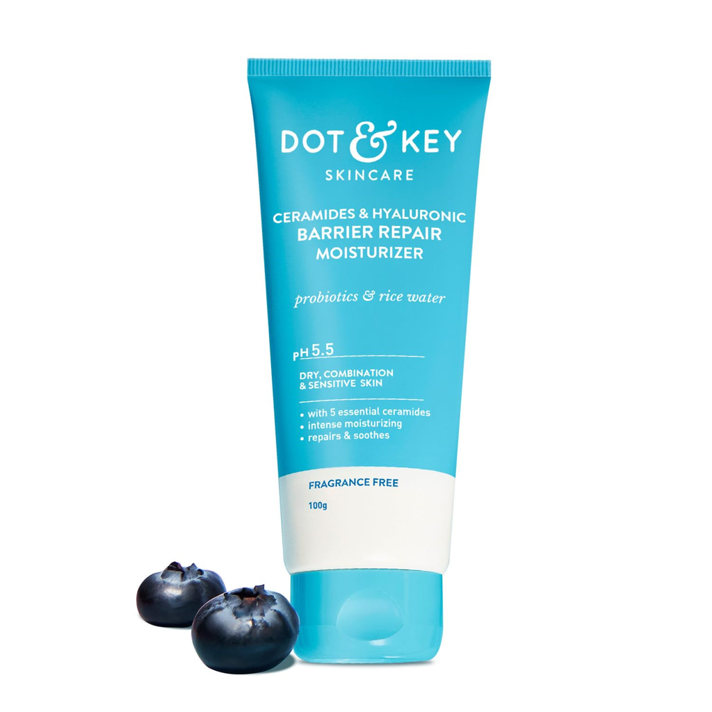 Picture of CERAMIDES & HYALURONIC BARRIER REPAIR MOISTURIZER RSH GLOBAL PVT. LTD DOT & KEY ‎4.9 x 3.9 x 15.99 cm; 120 g