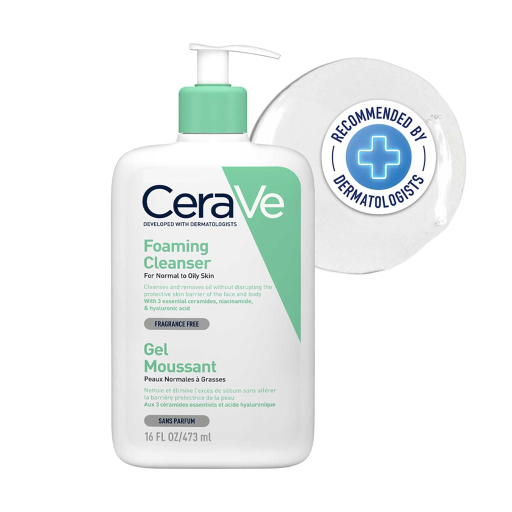 Picture of FOAMING CLEANSER FOR NORMAL TO OILY SKIN L'Oreal COSMETIQUES ACTIVE PRODUCTION CeraVe ‎8.9 x 4.9 x 19.1 cm; 470 g