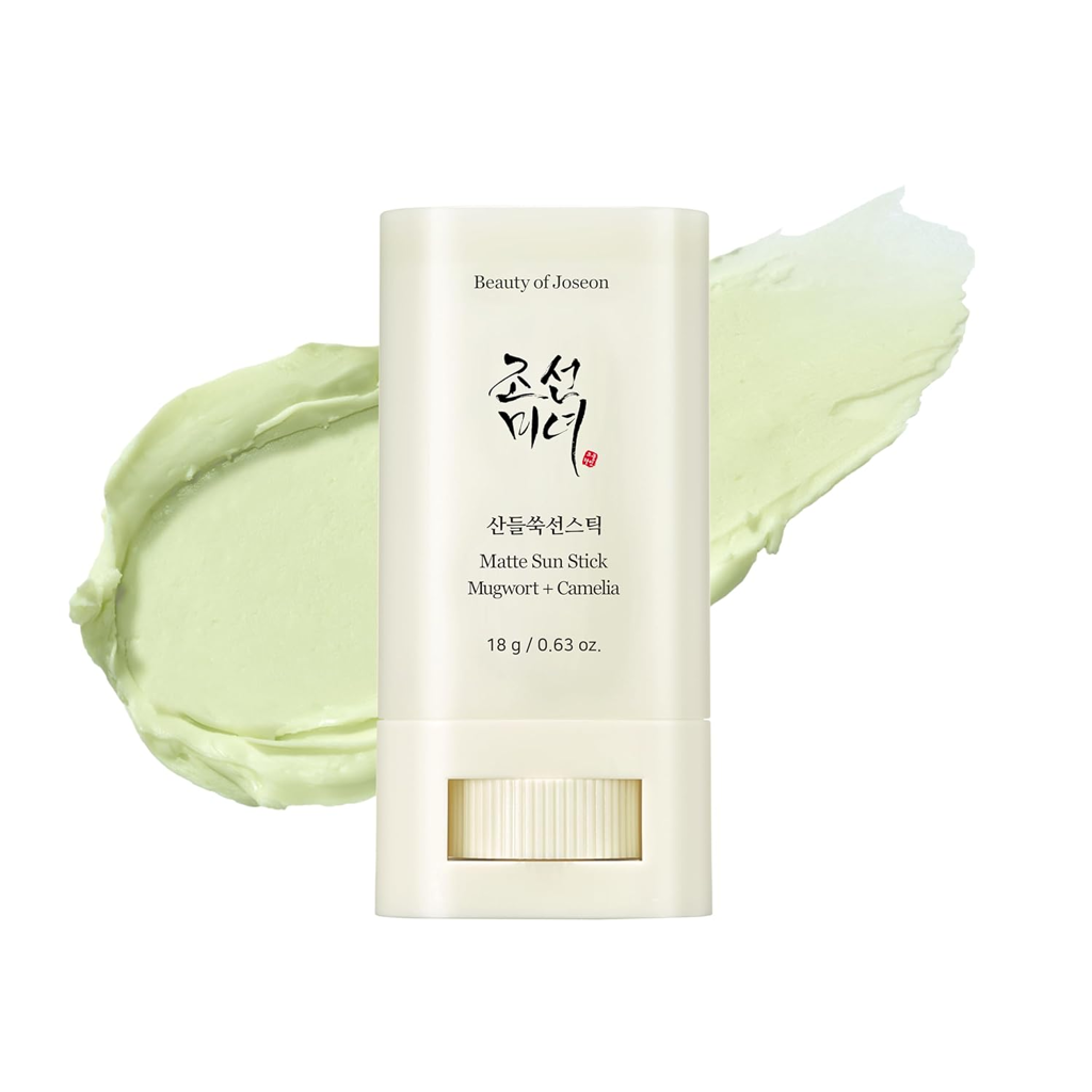 Picture of MATTE SUN STICK: MUGWORT + CAMELLIA BEAUTY OF JOSEON K-BEAUTY 4.3 x 2.7 x 9 cm; 50 g