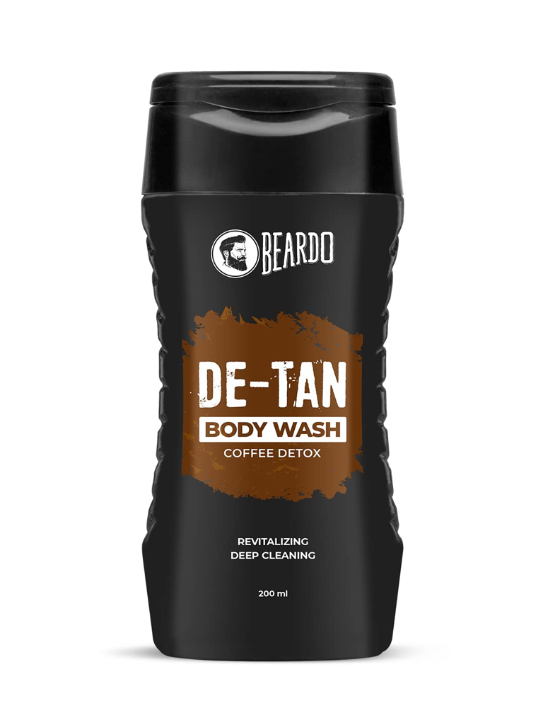 Picture of DE-TAN BODY WASH FOR MEN HCP WELLNESS BEARDO ‎15 x 15 x 5 cm; 220 g