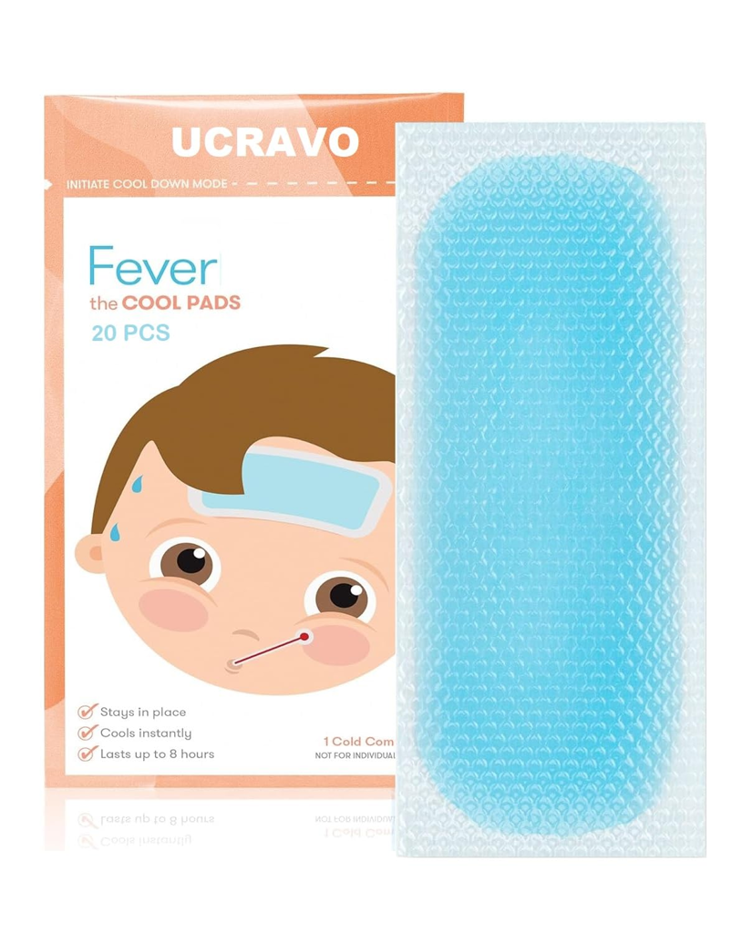 Picture of COOLING FEVER PATCH FOR KIDS UCRAVO INDIA PVT.LTD UCRAVO ‎10 x 10 x 5 cm; 110 g