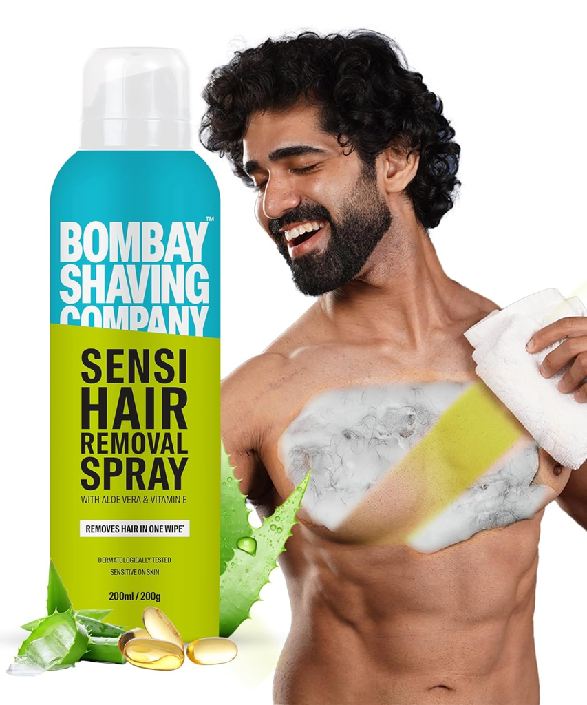 Picture of SENSI HAIR REMOVAL SPRAY VISAGE LINES PERSONAL CARE PVT. LTD BOMBAY SHAVING COMPANY ‎7 x 7 x 10 cm; 200 g