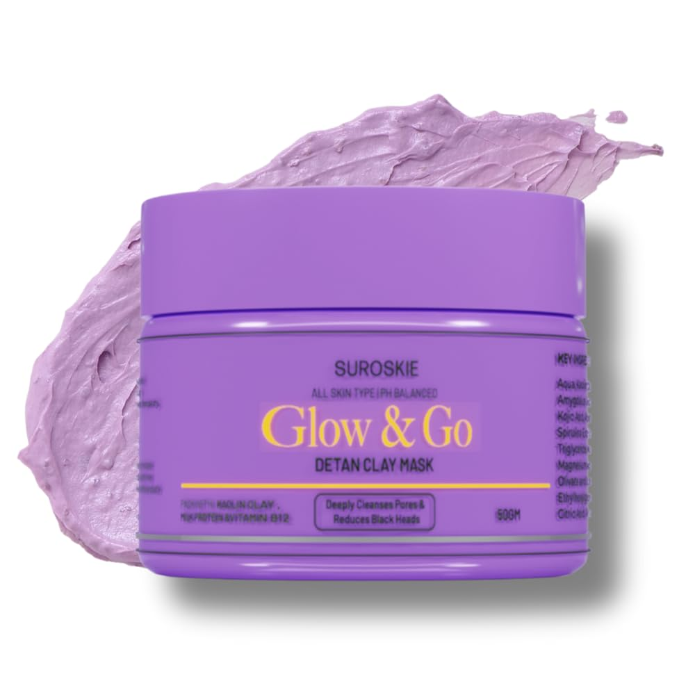 Picture of GLOW & GO DE-TAN CLAY MASK ‎J. P HEALTHCARE SUROSKIE 14 x 12 x 8 cm; 50 g