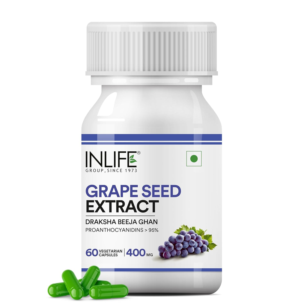 Picture of GRAPE SEED EXTRACT INLIFE PVT. LTD INLIFE 5 x 1.5 x 10 cm; 55 g
