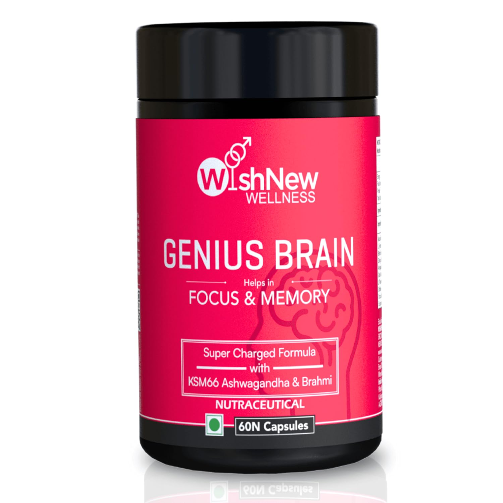 Picture of GENIUS BRAIN BOOSTER INFLUX HEALTHTECH LIMITED WISHNEW WELLNESS 15 x 15 x 10 cm; 300 g