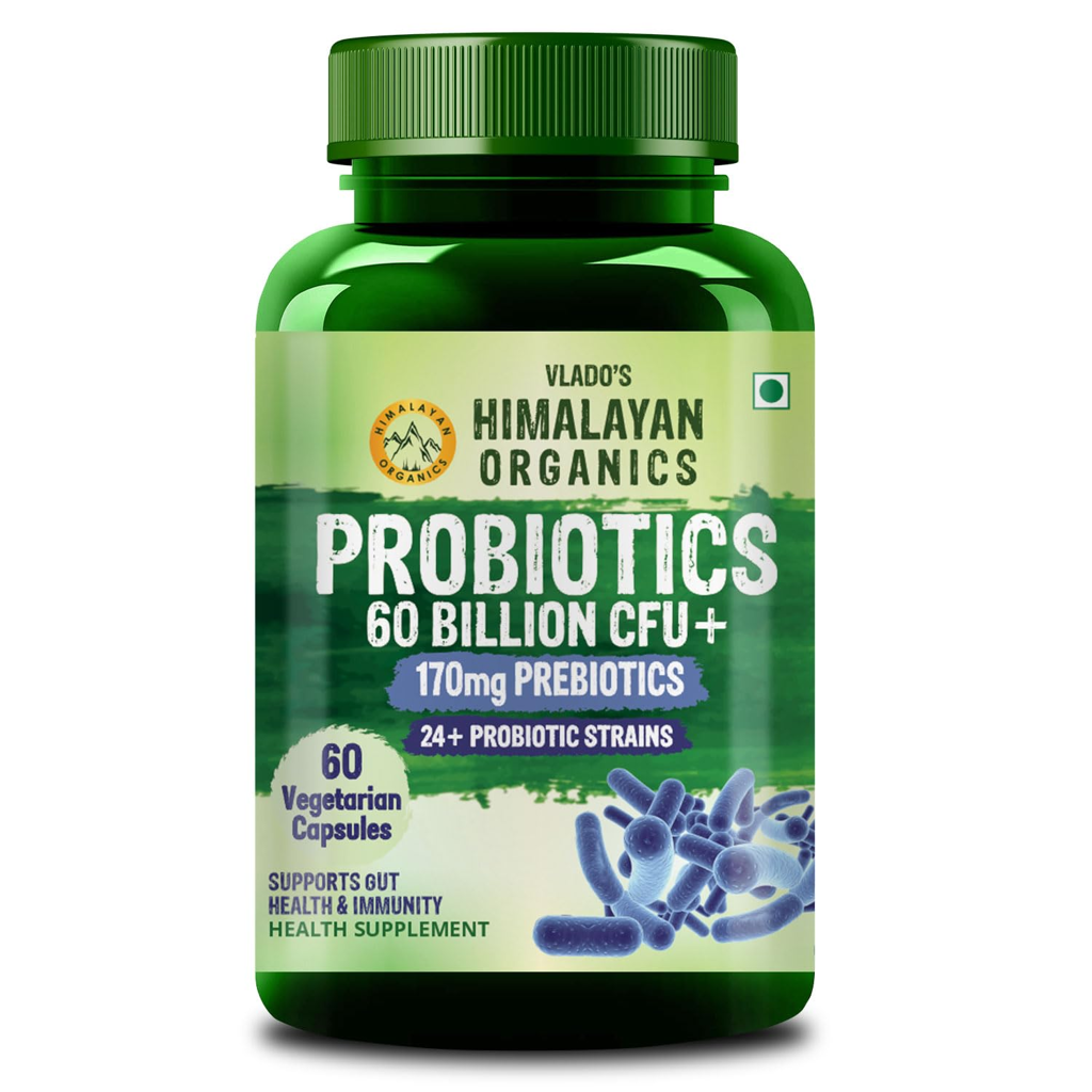 Picture of PROBIOTICS SUPPLEMENT 60 BILLION CFU+ TACTUS NATURASCIENCE HIMALAYAN ORGANICS ‎10 x 10 x 15 cm; 94 g
