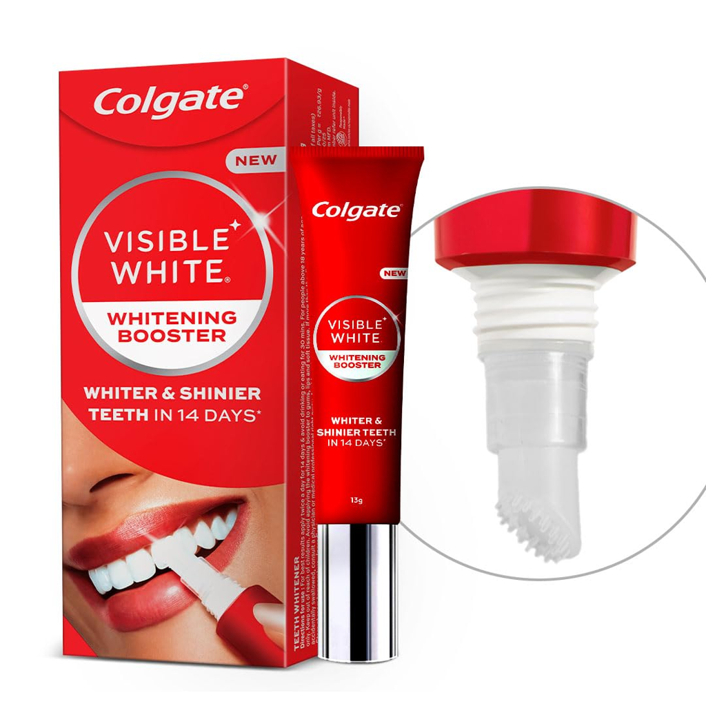 Picture of VISIBLE WHITE WHITENING BOOSTER GEL COLGATE-PALMOLIVE (INDIA) LTD COLGATE 21 x 11.2 x 13.3 cm; 9 g