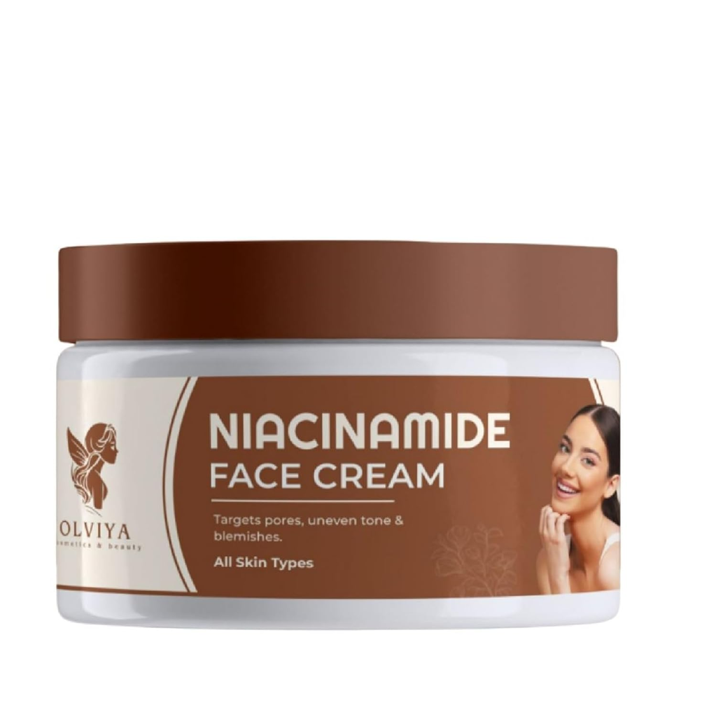 Picture of NIACINAMIDE FACE CREAM SNUGBUGGY STORE OLVIYA ‎6.6 x 6.6 x 4 cm; 90 g