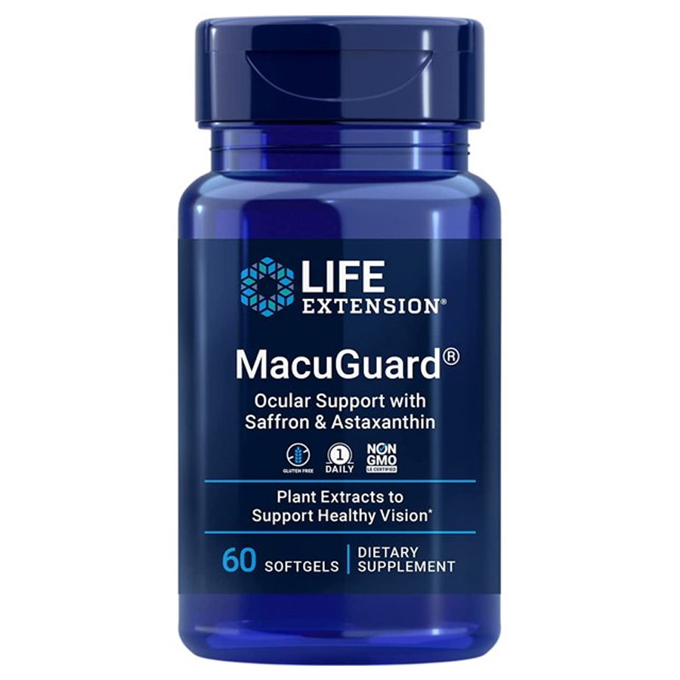 Picture of MACUGUARD OCULAR SUPPORT SAFRON & ASTRAXANTHIN 60S
