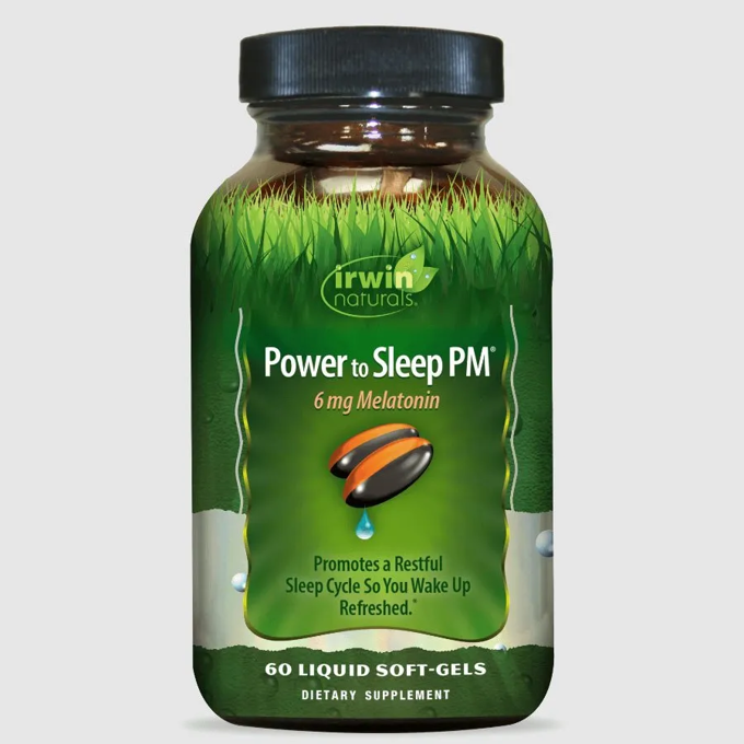 Picture of POWER TO SLEEP PM 6 MG MELATONIN 60 SFGLS
